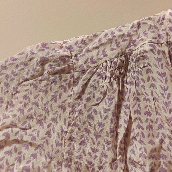 🔥Clearance🔥 Women's Short Sleeves Silk Blouse - Picture 5 of 6